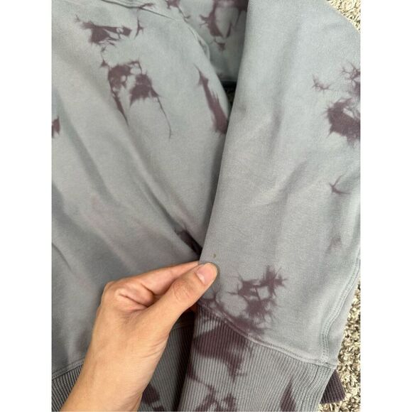 Lululemon Ready To Roll Crew Pullover Crewneck Sweatshirt Shibori Gris Magnum 6 - Picture 10 of 11